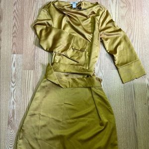 H&M Gold Dress